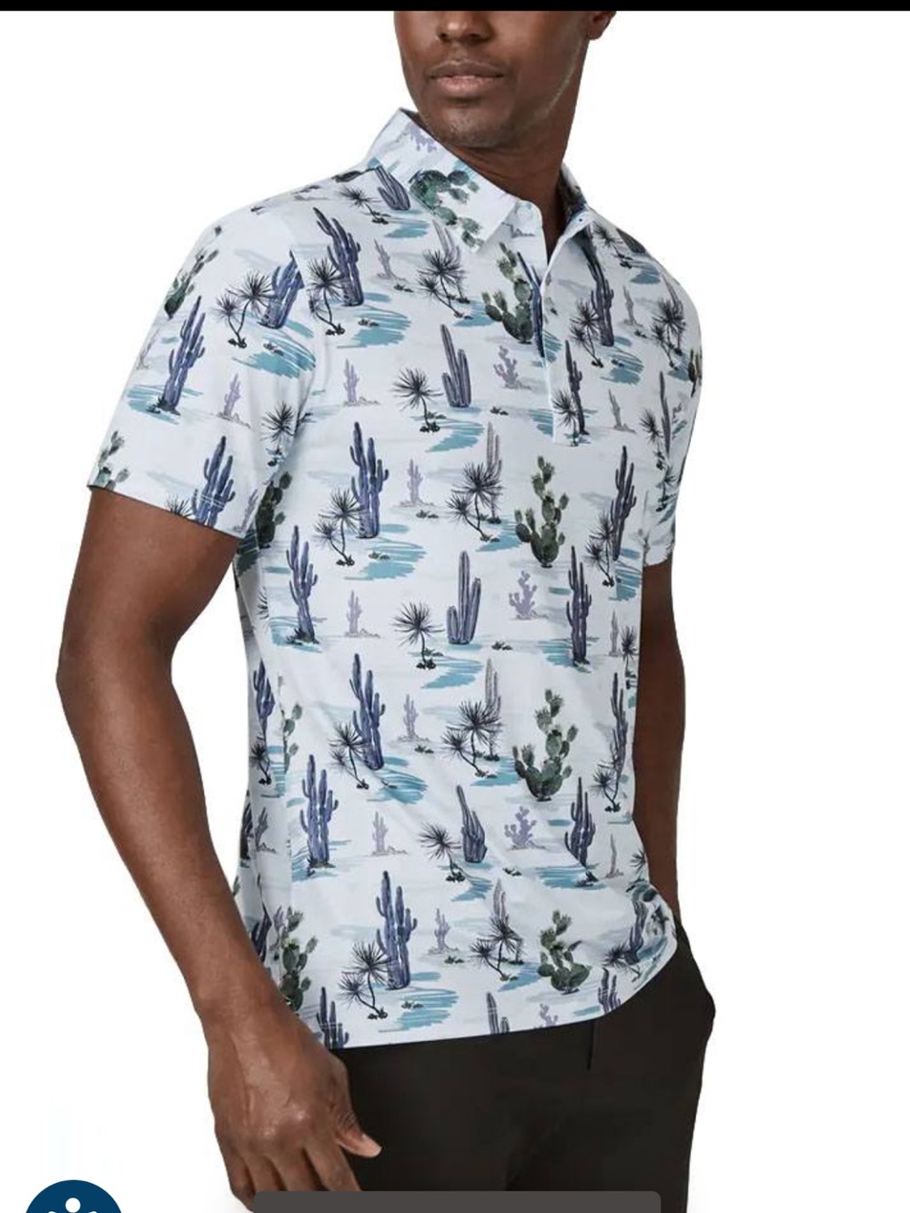 7 Diamonds Men’s Mesa Gold Polo large